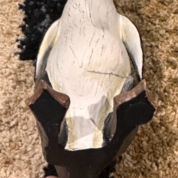 Penguin Tabletop Decor - Medium to Large size Hand Carved Art Penguin NWOT - Picture 11 of 13